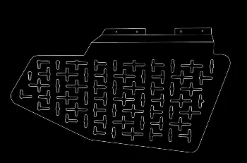 Панель MOLLE BLACKASPID для Mitsubishi Pajero Sport 3